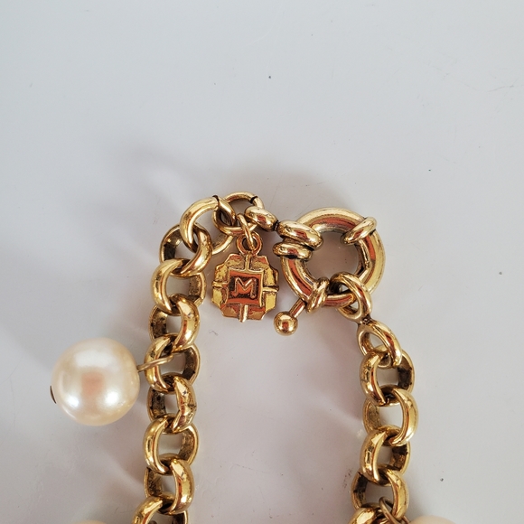 Long pearl necklace with matching bracelet - Picture 7 of 7